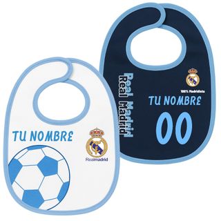 Pack 2 Baberos Real Madrid Personalizables Oficial
