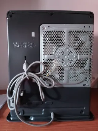 Estufa de parafina como se ve en la foto