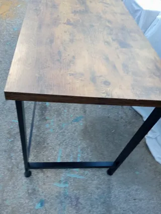 Mesa de comedor/escritorio madera y metal