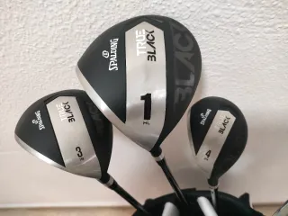 Set Completo Golf Spalding True Black Zurdo