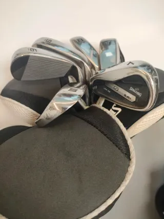 Set Completo Golf Spalding True Black Zurdo