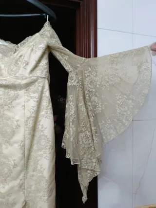 Vestido de Novia Franc Saravia. Estilo bohochic
