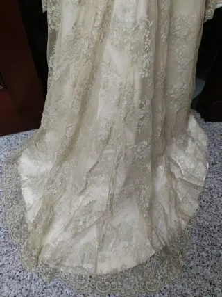 Vestido de Novia Franc Saravia. Estilo bohochic