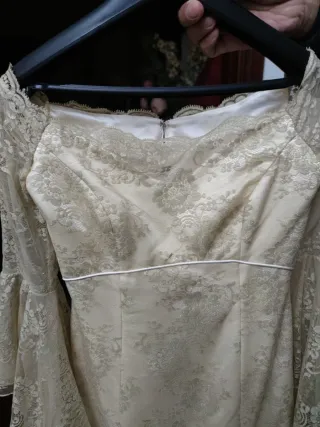 Vestido de Novia Franc Saravia. Estilo bohochic