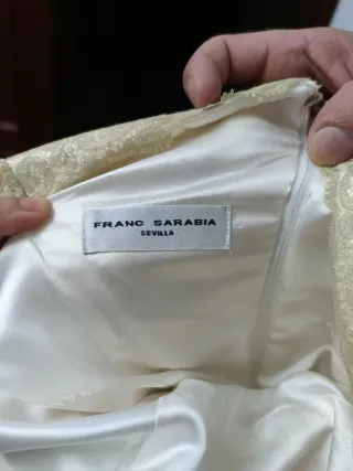 Vestido de Novia Franc Saravia. Estilo bohochic