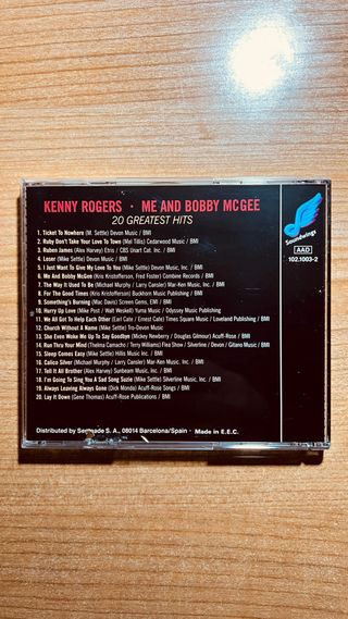Kenny Rogers 20 Greatest Hits CD