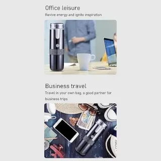 Cafetera Portátil Mini Dual