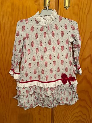 Vestido niña estampado floral