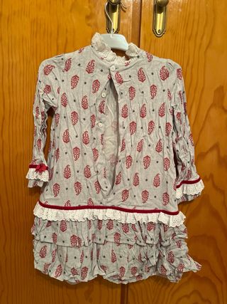 Vestido niña estampado floral