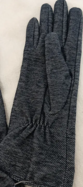 Guantes vaqueros con apliques