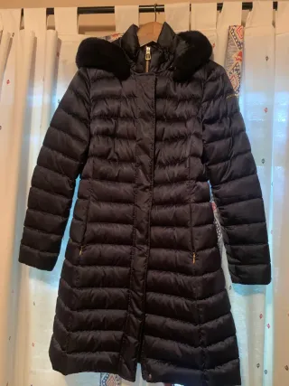 Abrigo Geox Negro Mujer