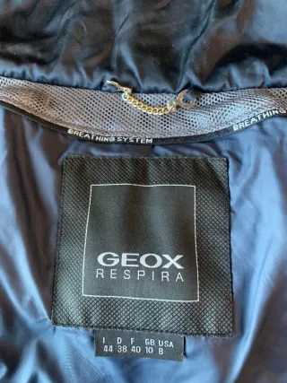 Abrigo Geox Negro Mujer
