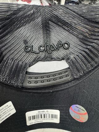 Gorra Negra del CHAPO GUZMA El General