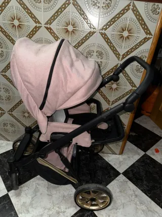 Carro de bebé rosa kunert iventu