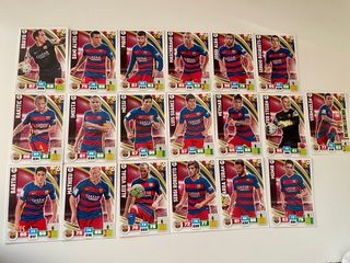 Equipos enteros Cromos Adrenalyn 2015-2016