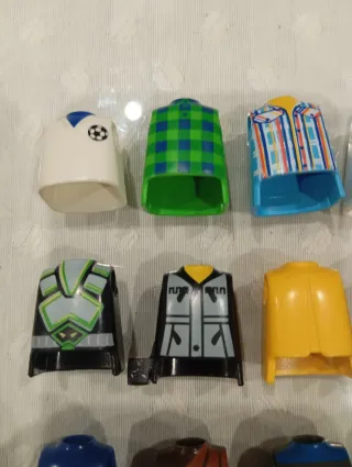 Lote Torsos Playmobil Hombre