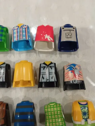 Lote Torsos Playmobil Hombre