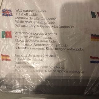 Mueble de baño suspendido madera