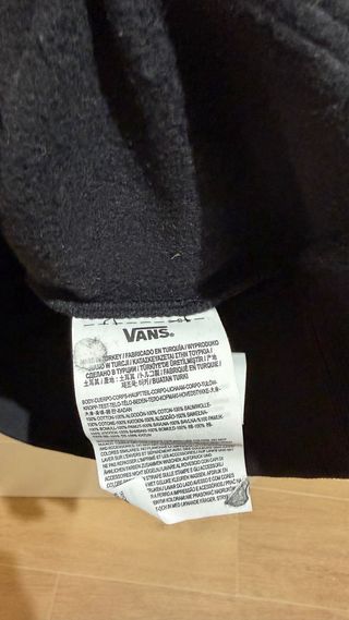 Sudadera Vans Negra y Verde