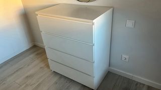 Cómoda 4 cajones blanca