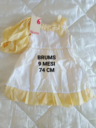 Vestito Brums 9 mesi 74 cm