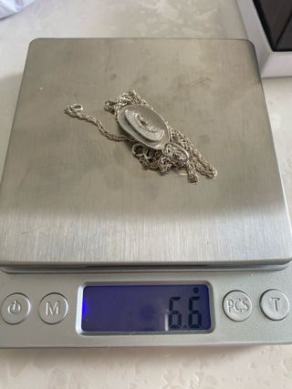 Collana con pendente vintage con Madonna