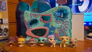 Casa Petshop con 7 muñecos