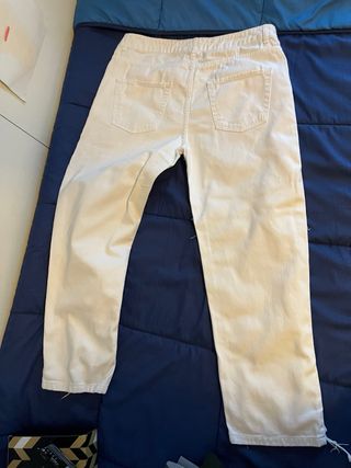Jeans bianchi strappati