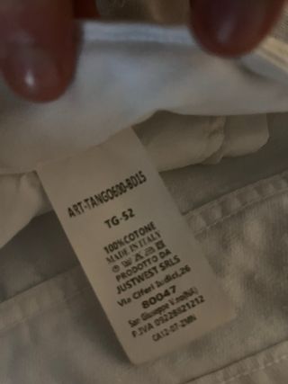 Jeans bianchi strappati