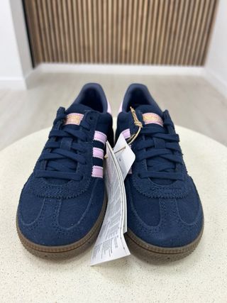 Zapatillas Adidas Handball Spezial Niña Azul Rosa