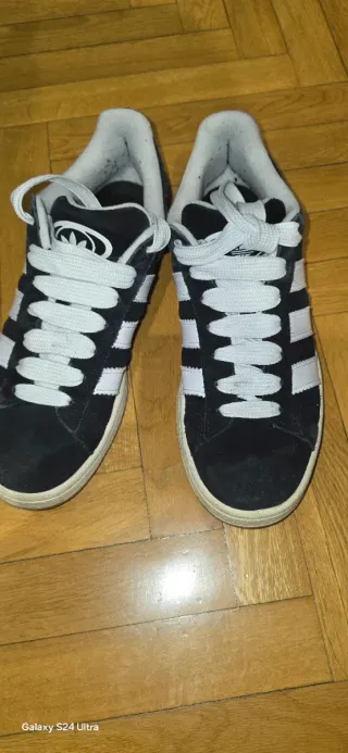 Adidas Campus Zapatillas Negras Blancas