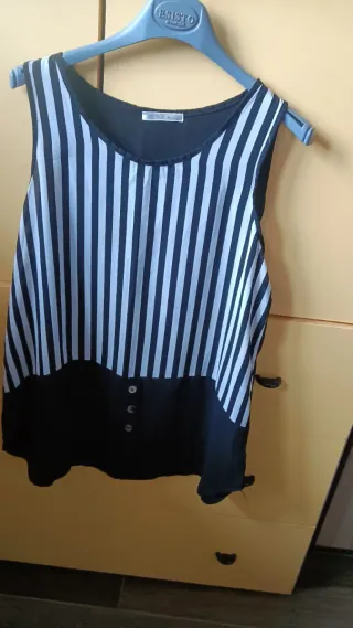 Top a righe MKN taglia unica