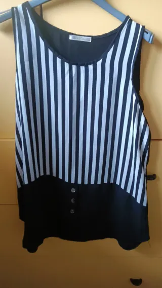 Top a righe MKN taglia unica