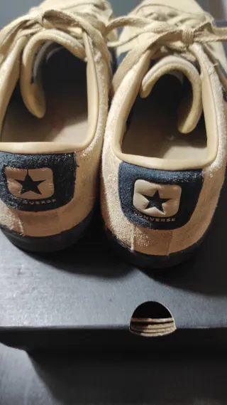 Zapatillas Converse Pro Leather Hombre Beige.