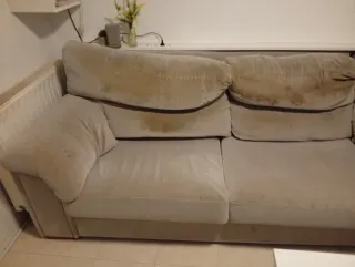 Sofá 4 plazas color gris perla