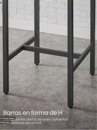 Mesa alta 60x60x92cm