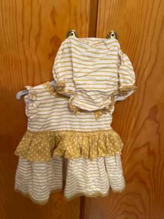 Vestido niña con braguita a juego