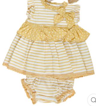 Vestido niña con braguita a juego