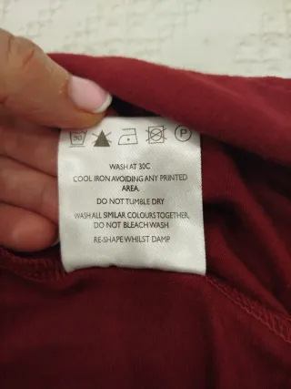 Mono Burdeos Talla S