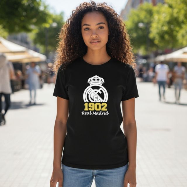 Camiseta Real Madrid 1902 Unisex Algodón