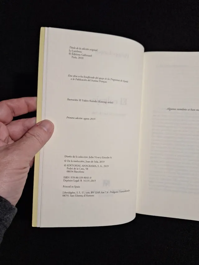 Philippe Lançon. El colgajo