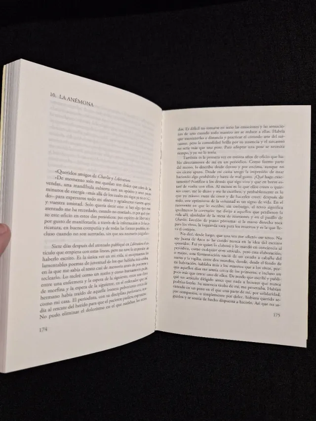 Philippe Lançon. El colgajo