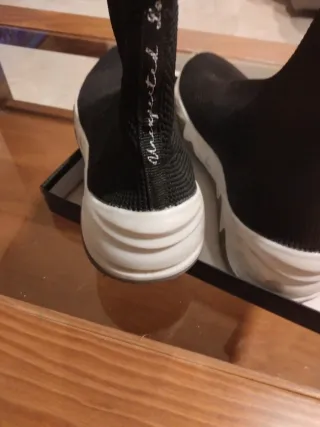 Botín calcetín negro, en perfecto estado