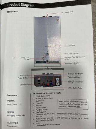 Calentador Agua CO-Z 16L.  [NUEVO]