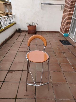 Sillas plegables madera y metal