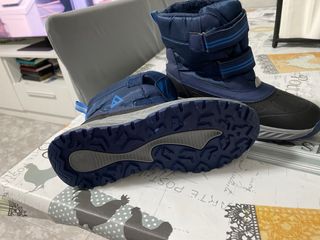 Botas de nieve para niño/niña azul y negro