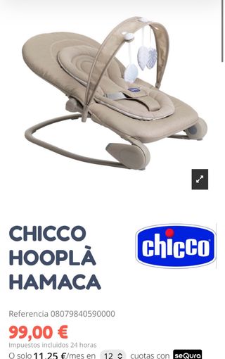Silla mecedora Chicco Hoopla bebé