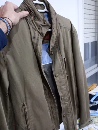 Chaqueta Massimo Dutti Verde Kaki talla M