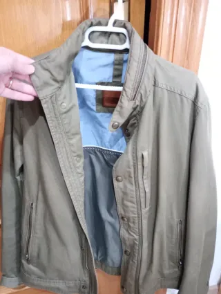Chaqueta Massimo Dutti Verde Kaki talla M