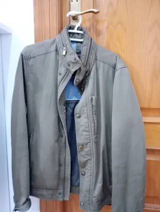 Chaqueta Massimo Dutti Verde Kaki talla M